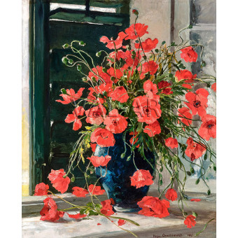 РЕПРОДУКЦИИ НА КАРТИНИ Макове на прозореца (1897)